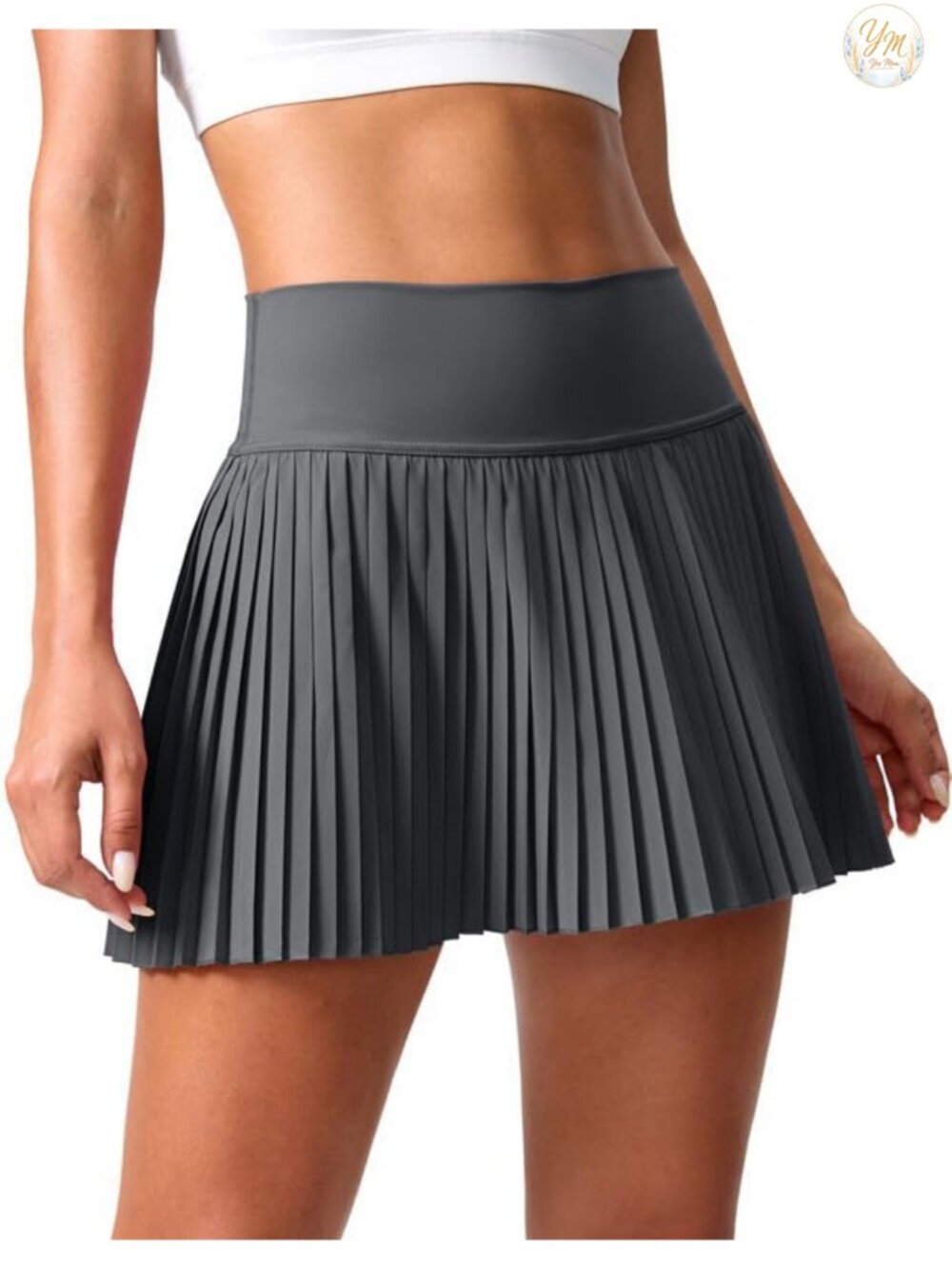 Pleated Tennis Skirt with Pockets High Waisted Athletic Golf Skort